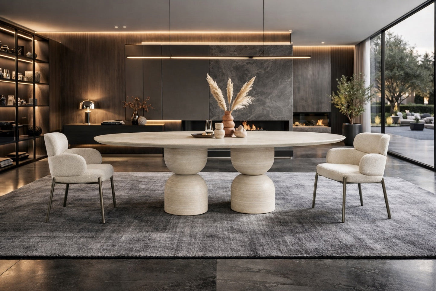 Rocca Oval Dining Table