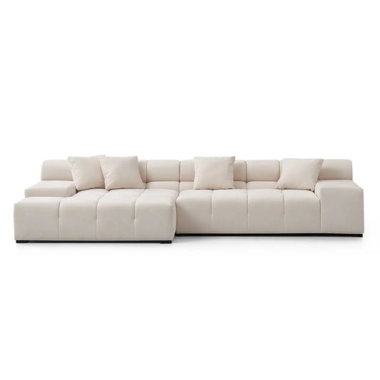 Midtown Sectional Cream LEFT
