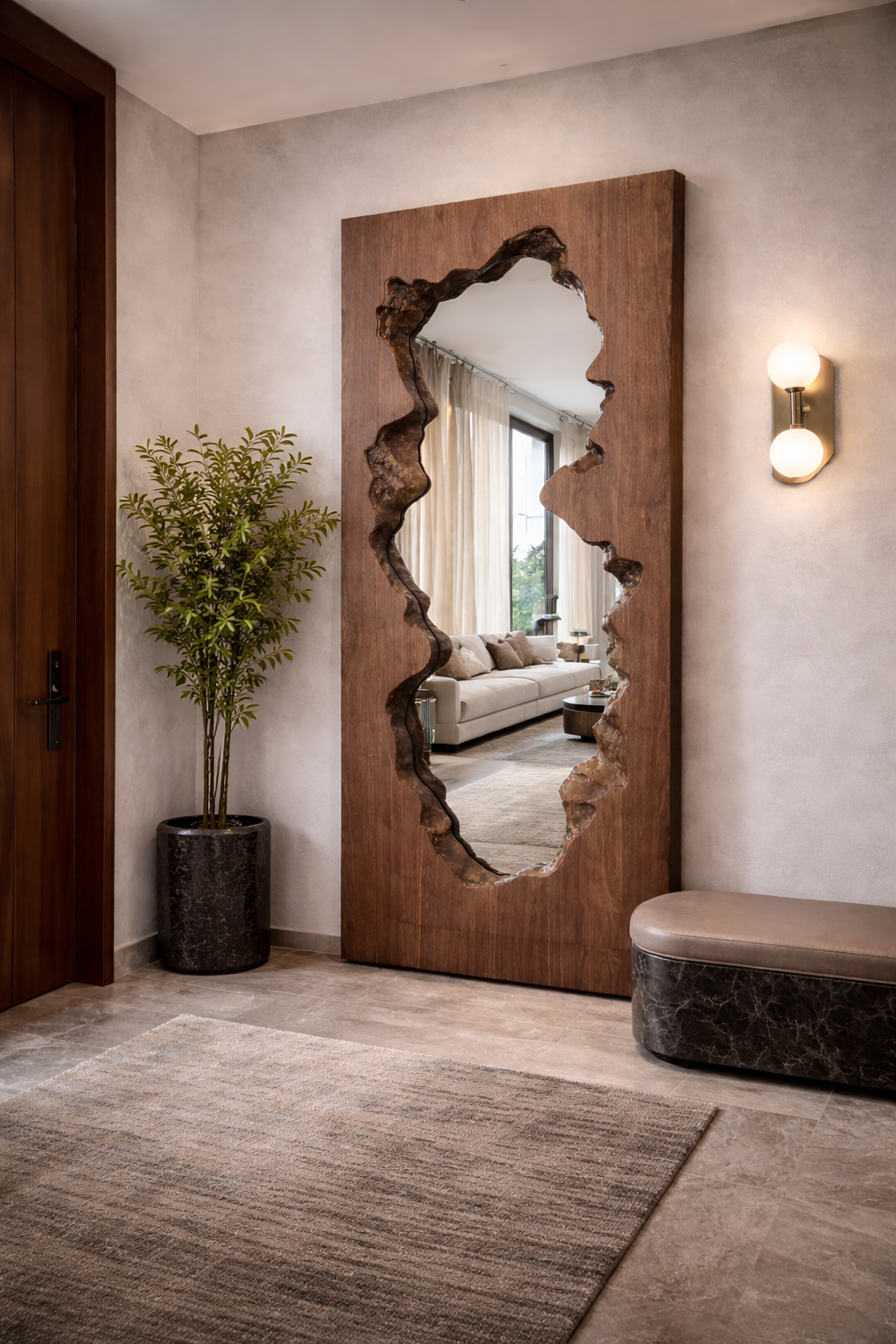Gaia Rectangular Floor Mirror