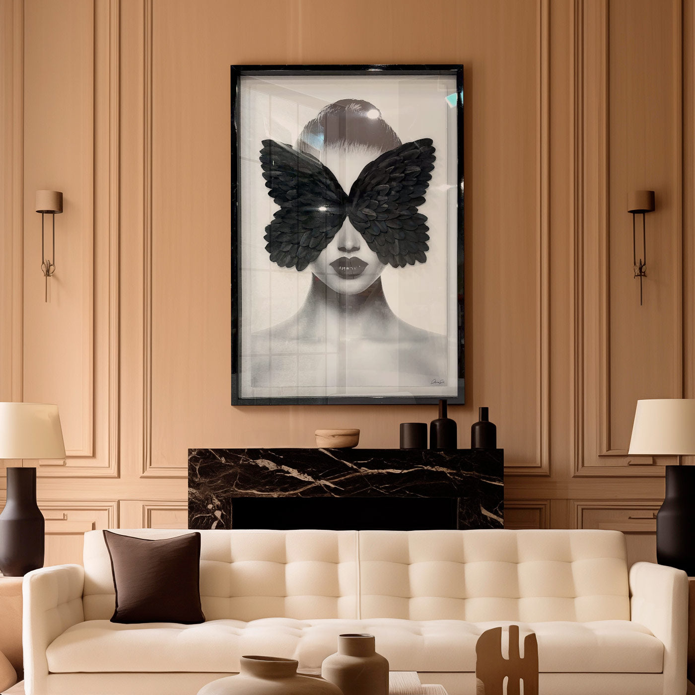 Midnight Duchess II Feathers