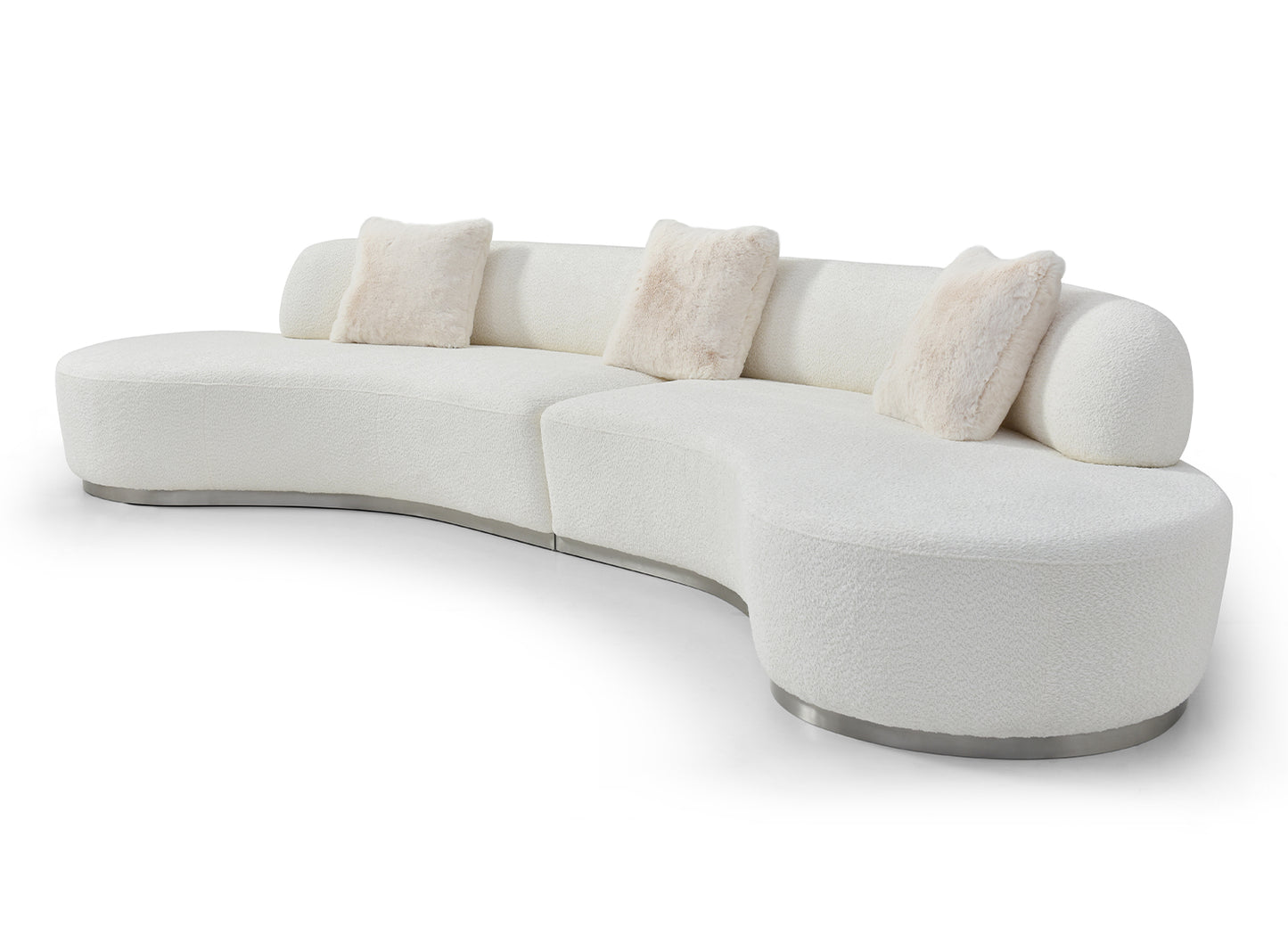 Perla Curved Sofa