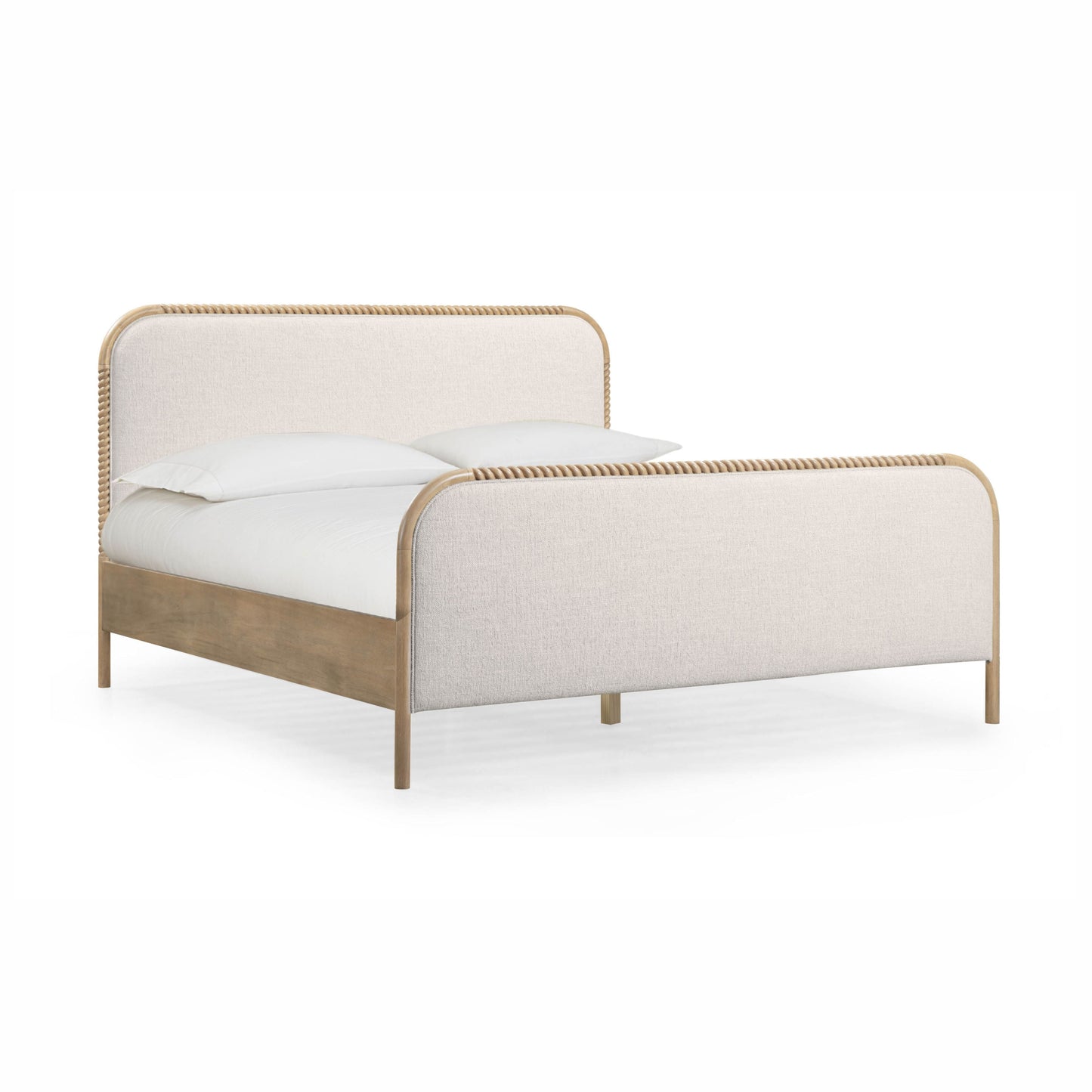 Hatia Basketweave Panel Bed - Natural / King