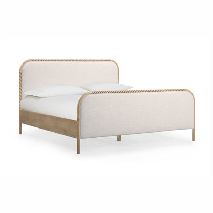Hatia Basketweave Panel Bed - Natural / King