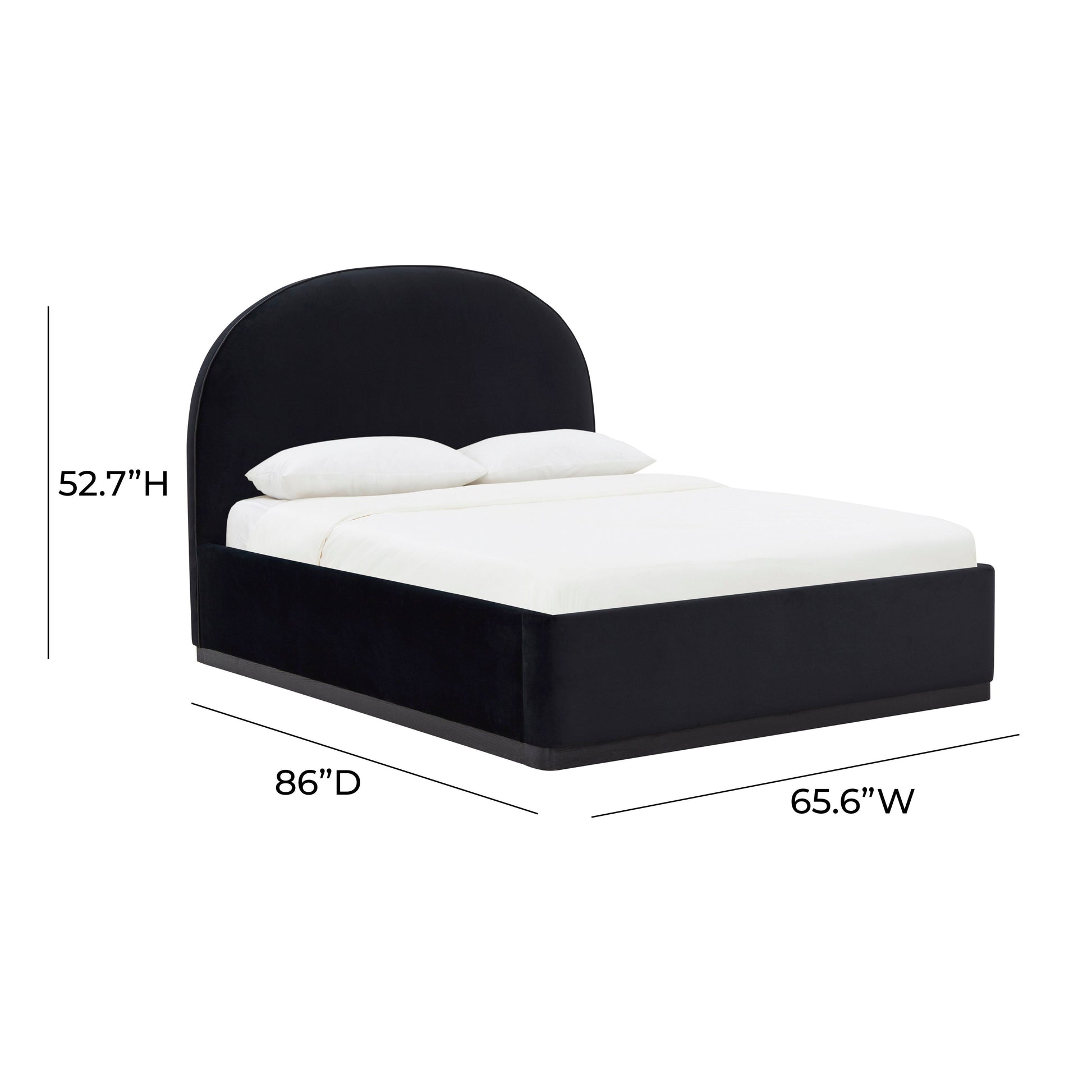Marlow Performance Velvet Bed
