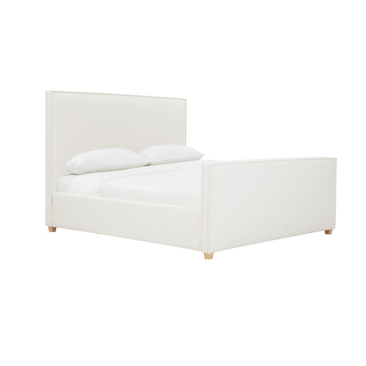 Bristol Park Ivory Contract-Grade Fabric Upholstered Bed - King