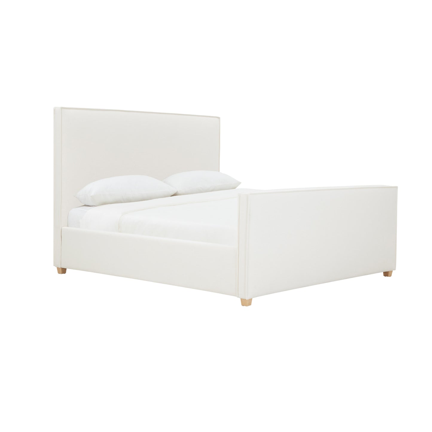 Bristol Park Ivory Contract-Grade Fabric Upholstered Bed