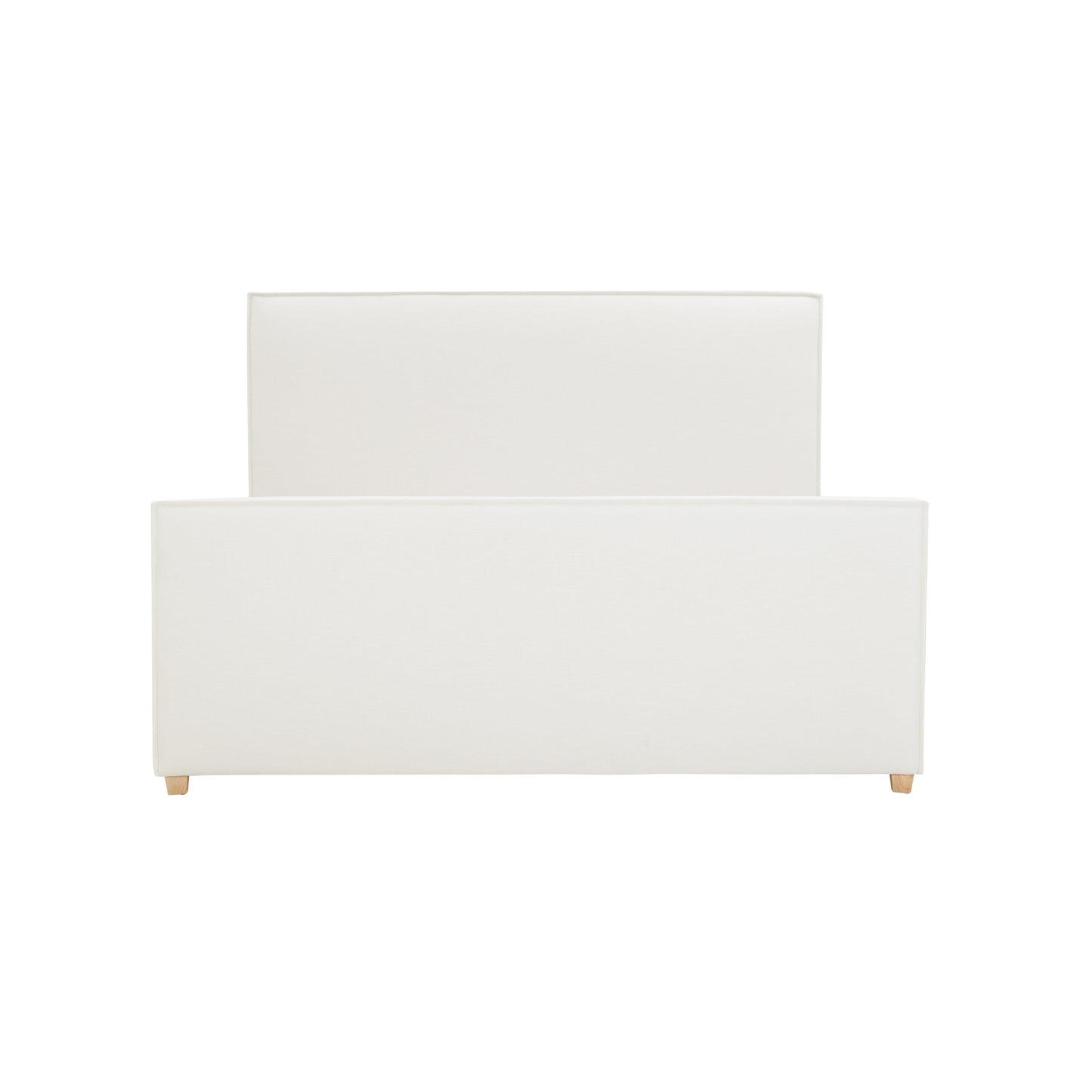 Bristol Park Ivory Contract-Grade Fabric Upholstered Bed