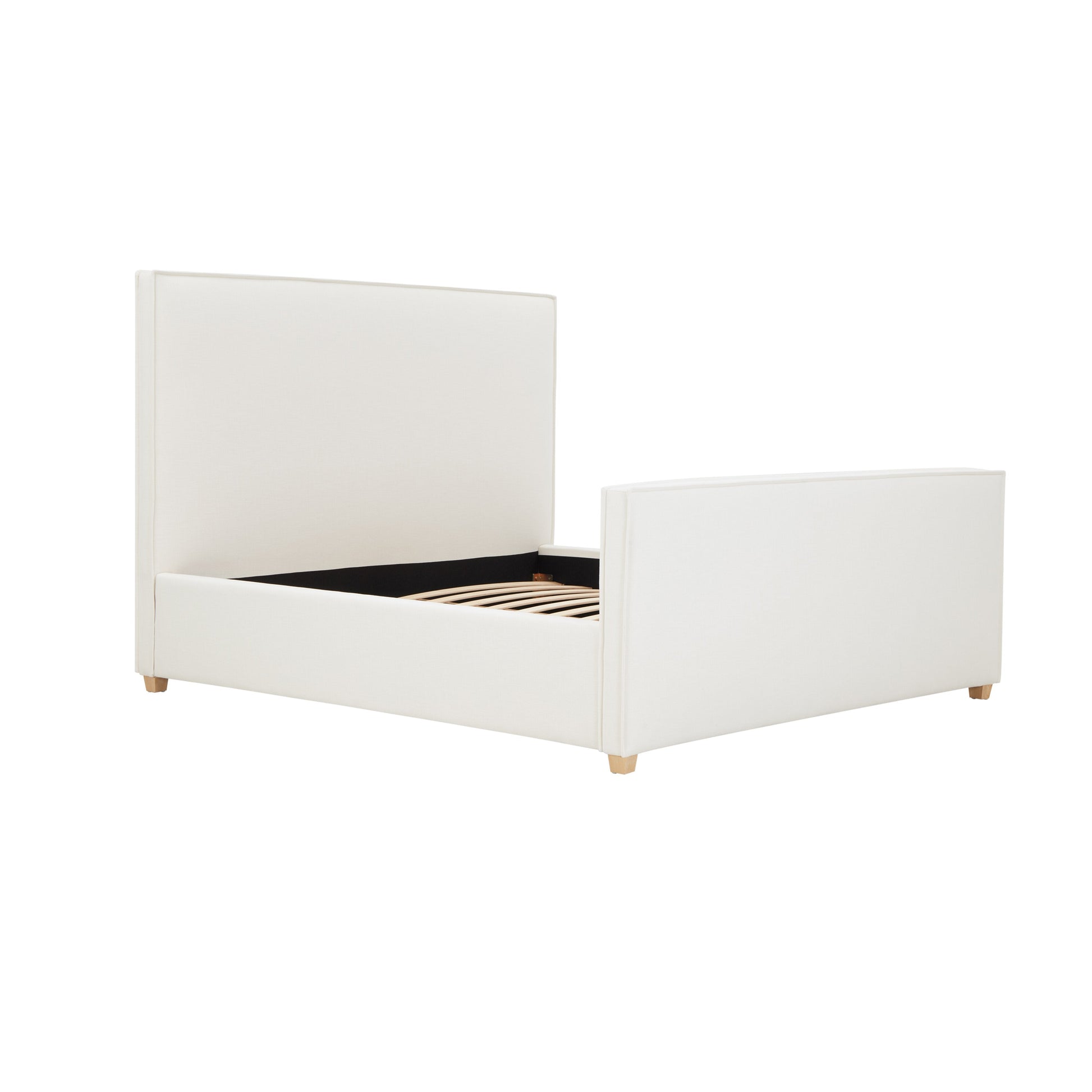 Bristol Park Ivory Contract-Grade Fabric Upholstered Bed