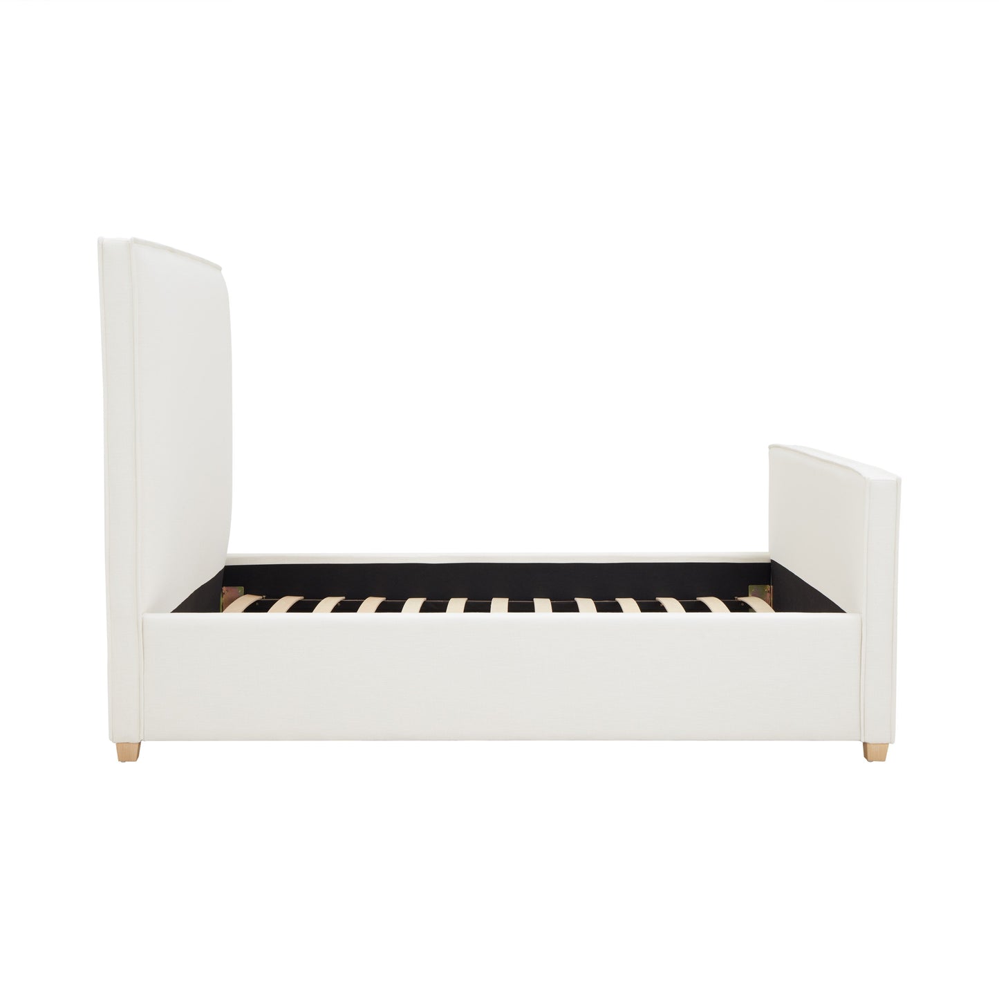Bristol Park Ivory Contract-Grade Fabric Upholstered Bed