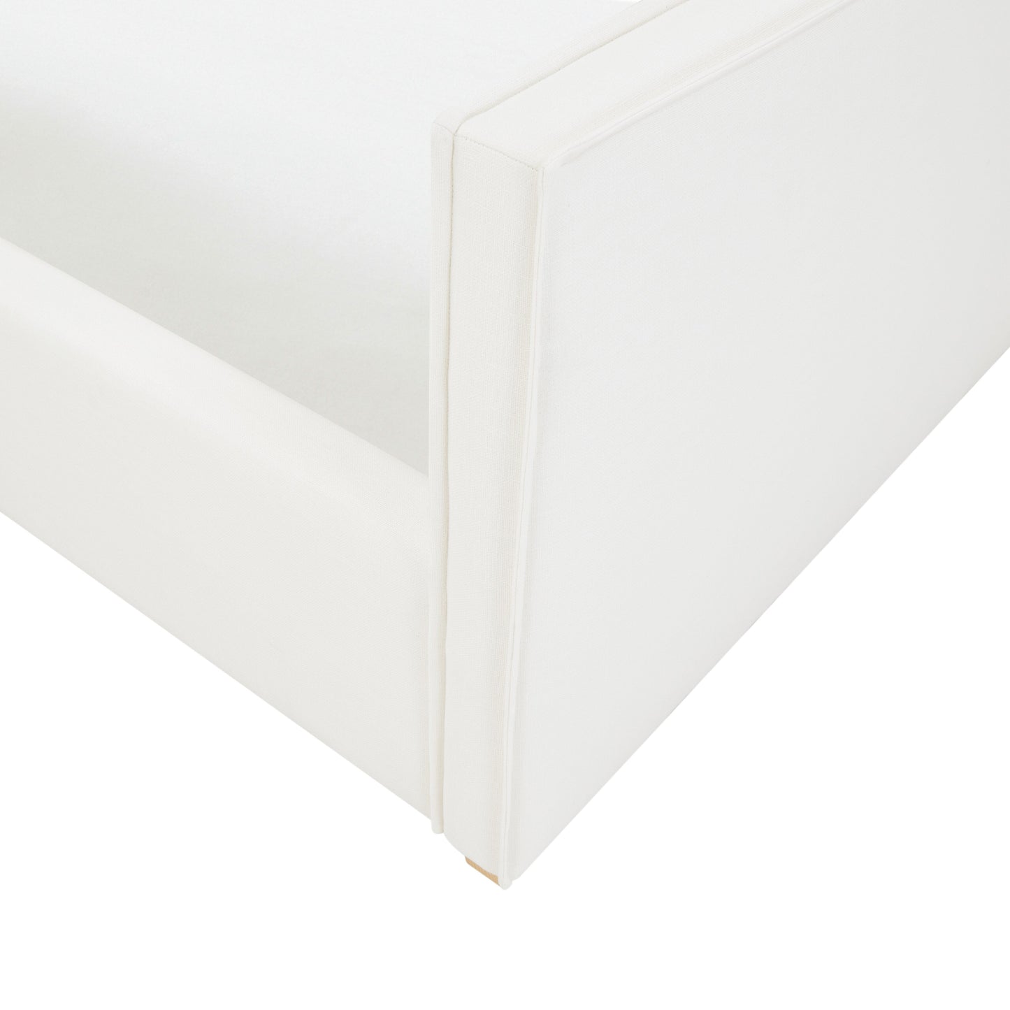 Bristol Park Ivory Contract-Grade Fabric Upholstered Bed