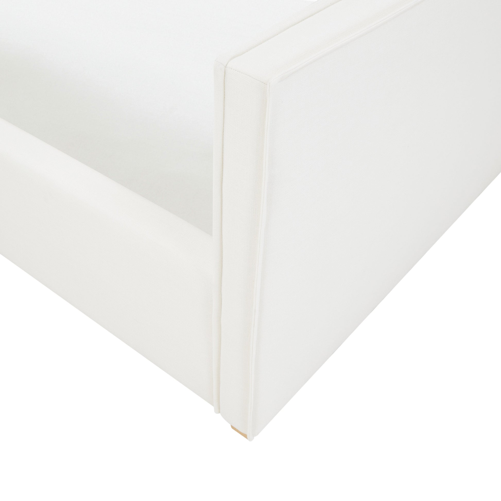 Bristol Park Ivory Contract-Grade Fabric Upholstered Bed
