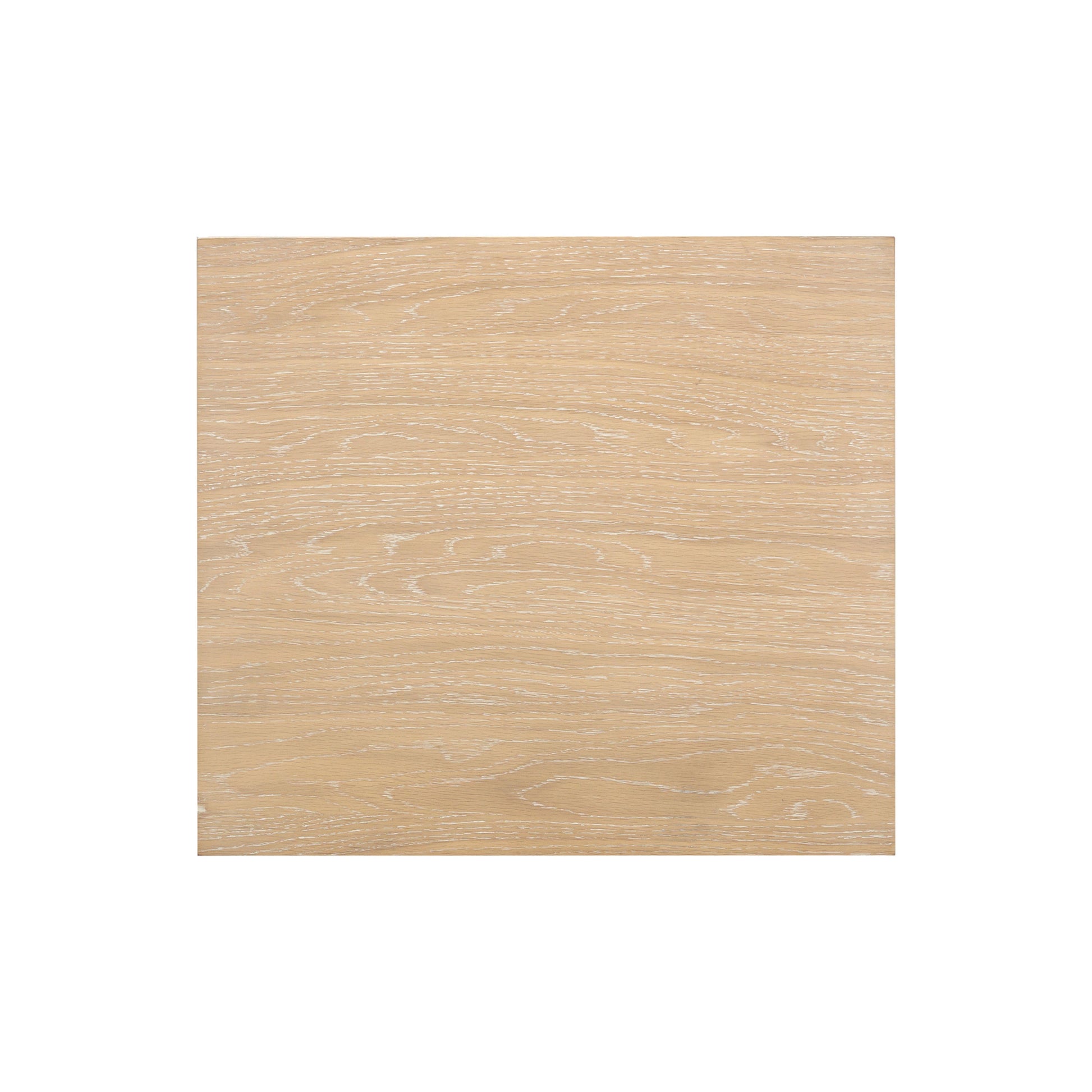 Bristol Park 20" Whitewashed Oak Wood 2-Drawer Nightstand
