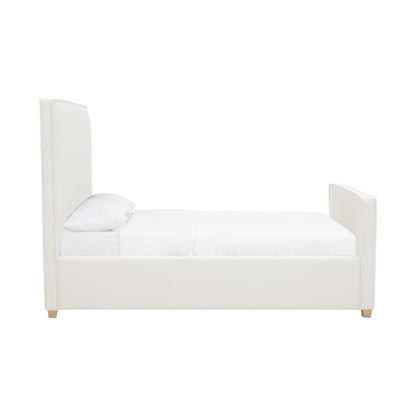 Bristol Park Ivory Contract-Grade Fabric Upholstered Bed - Queen