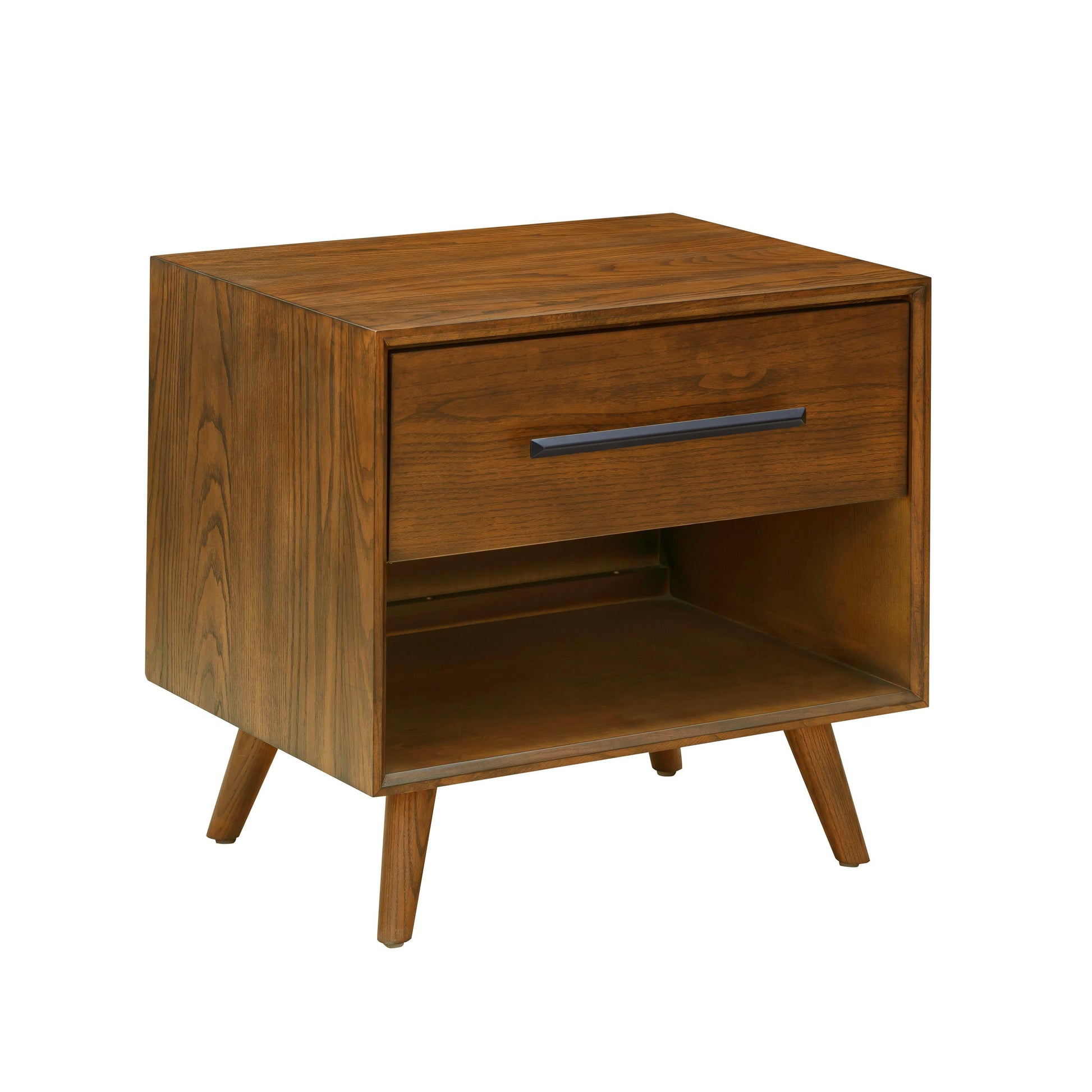 Emery 24" Walnut 1-Drawer Nightstand - Default Variant