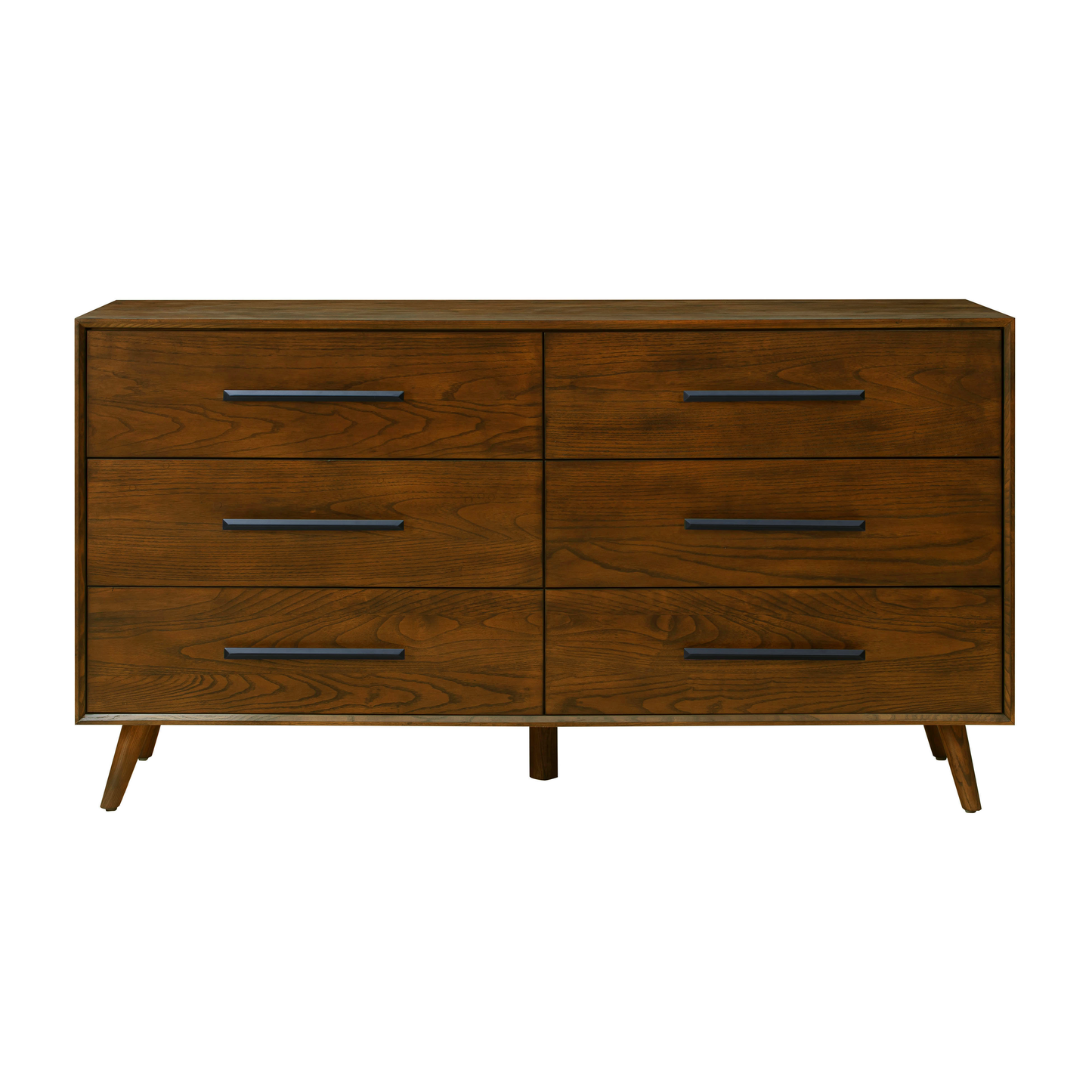 Emery 62" Walnut 6-Drawer Dresser - Default Variant