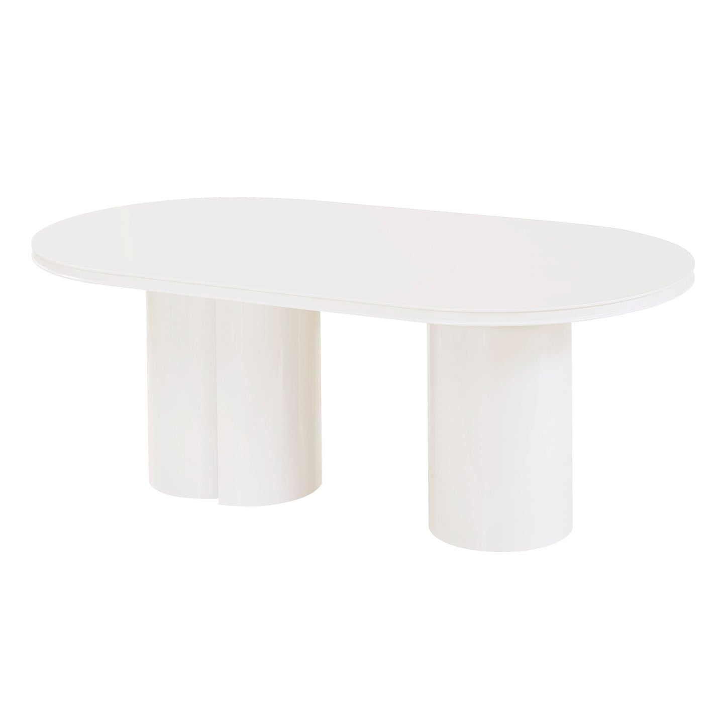 Elora 79" Lacquer Oval Dining Table