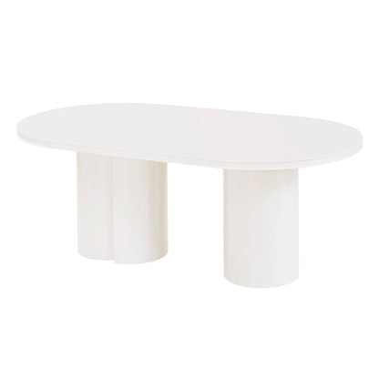 Elora 79" Lacquer Oval Dining Table