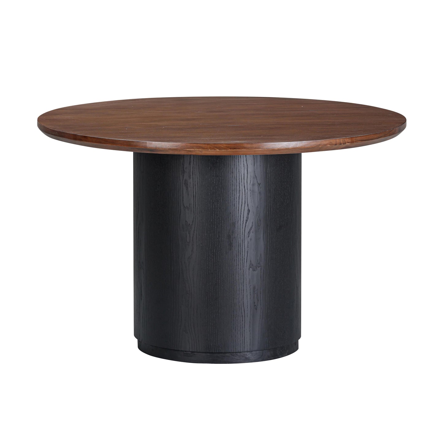 Marlow 48" Wood Round Dining Table - Black