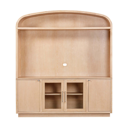 Marlow 77" Wood Entertainment Center