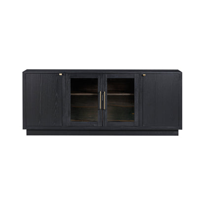 Marlow 77" Wood Console - Black