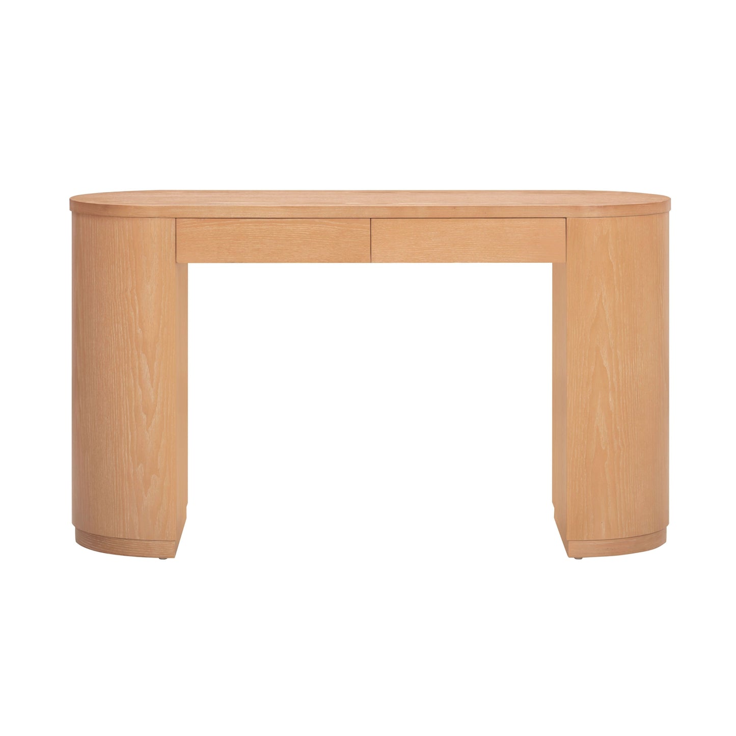 Marlow 52" Wood 2-Drawer Writing Desk - Natural