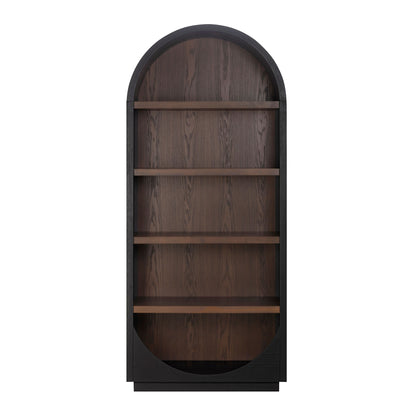 Marlow Wood Bookcase - Black
