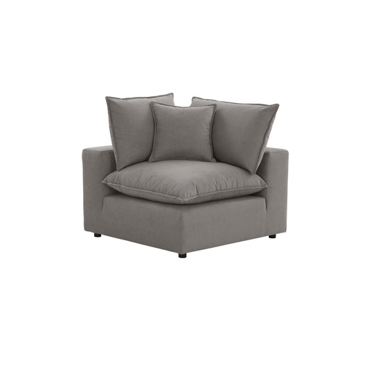 Cali Performance Fabric Modular Corner Chair - Slate