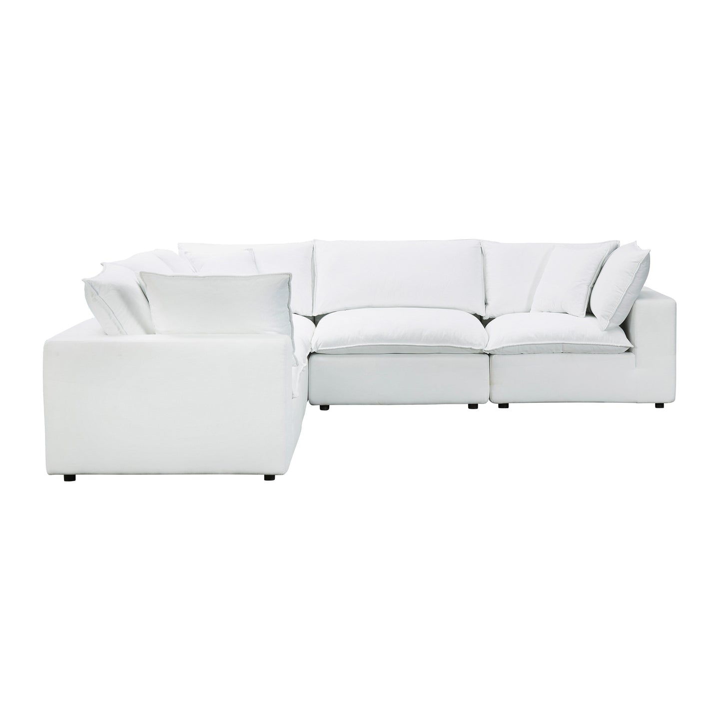 Cali 5-Piece Performance Fabric Modular L-Sectional