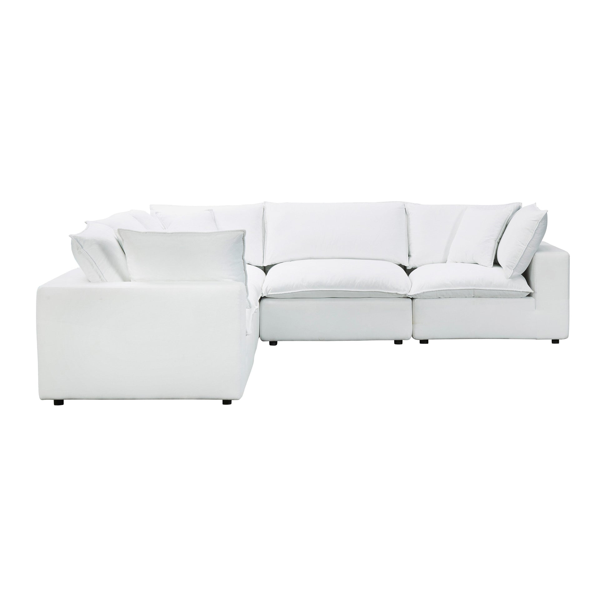 Cali 5-Piece Performance Fabric Modular L-Sectional