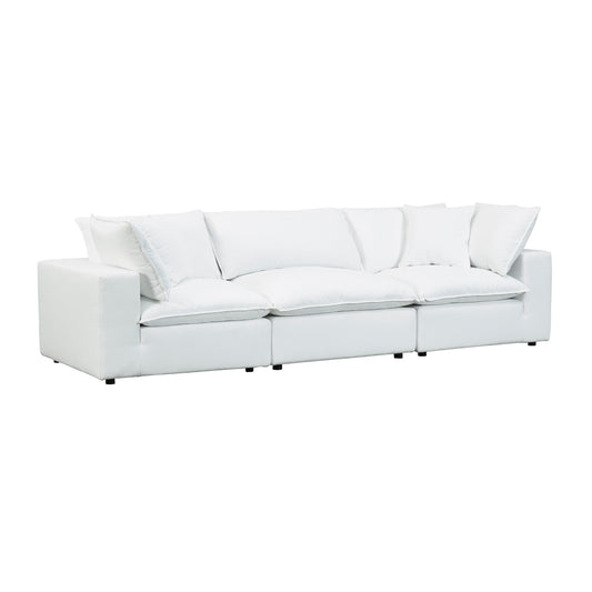 Cali 120" Performance Fabric Modular Sofa - Pearl