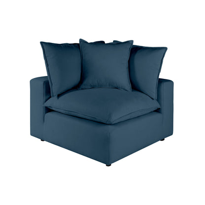 Cali Performance Fabric Modular Corner Chair - Navy