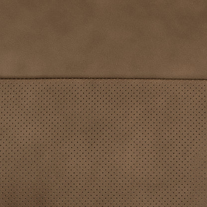Cali 120" Brown Leather Modular Sofa