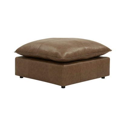 Cali Brown Leather Ottoman - Default Variant