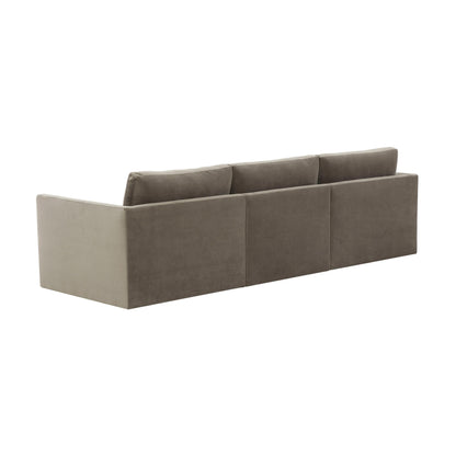 Willow 105" Performance Velvet Modular Sofa