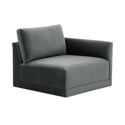 Willow Performance Velvet Modular RAF Corner Chair