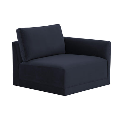 Willow Performance Velvet Modular RAF Corner Chair