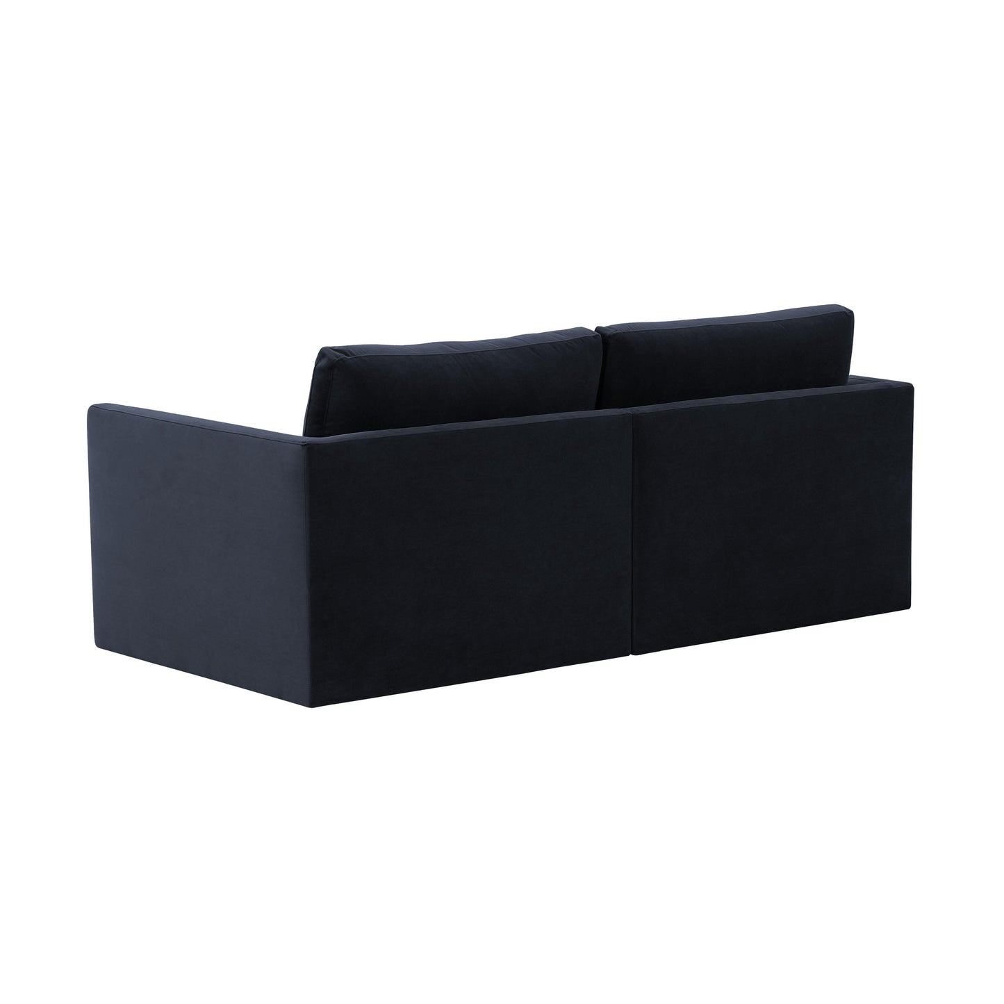 Willow 74" Performance Velvet Modular Loveseat