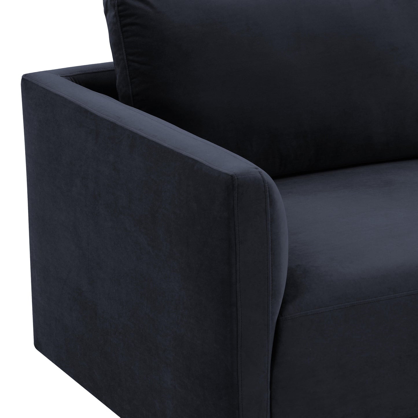 Willow 74" Performance Velvet Modular Loveseat