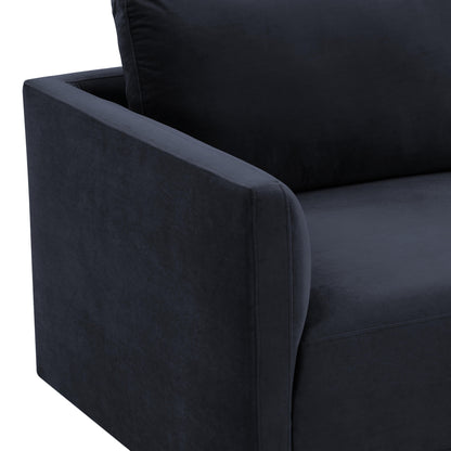 Willow 74" Performance Velvet Modular Loveseat