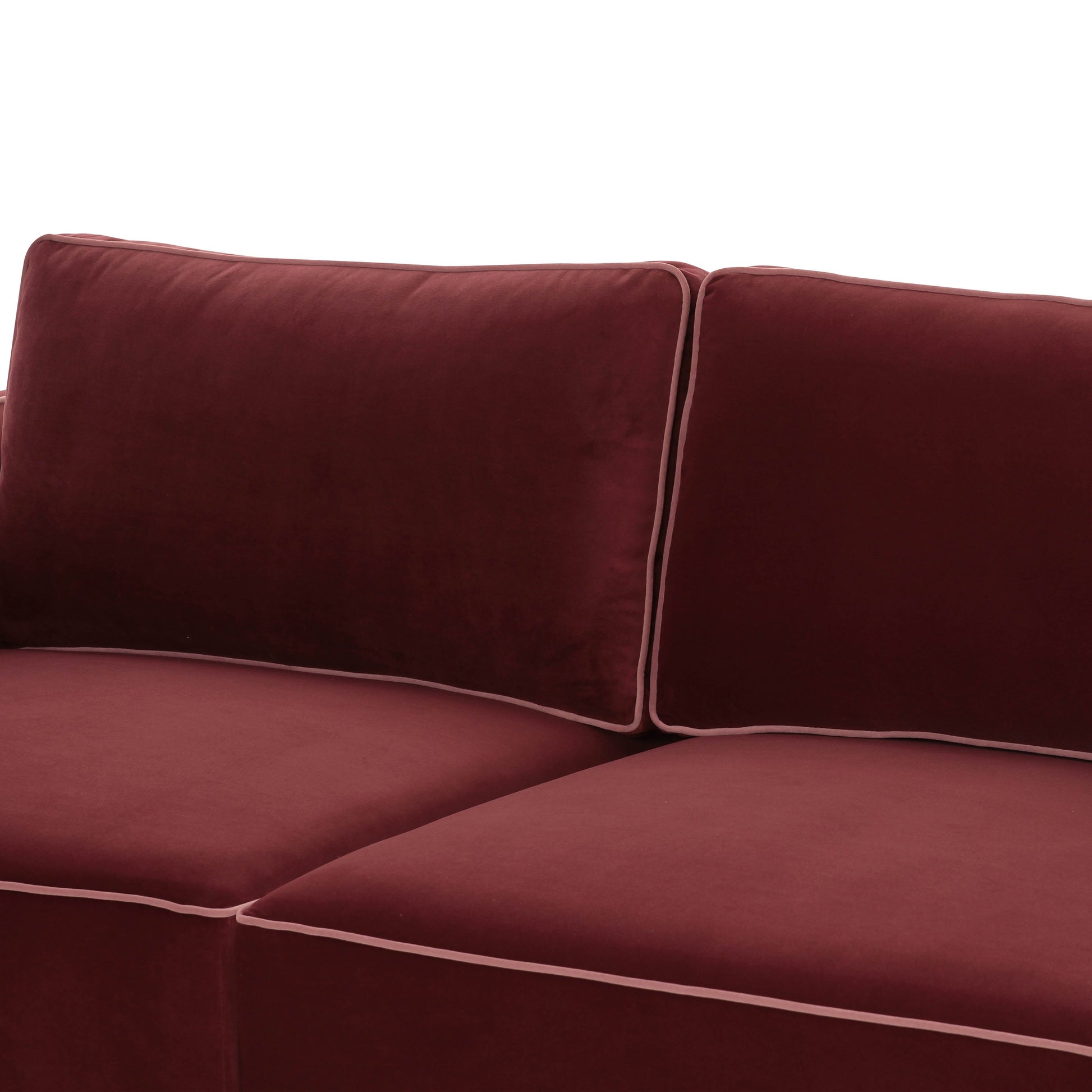 Willow 74" Performance Velvet Modular Loveseat