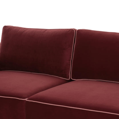 Willow 105" Performance Velvet Modular Sofa