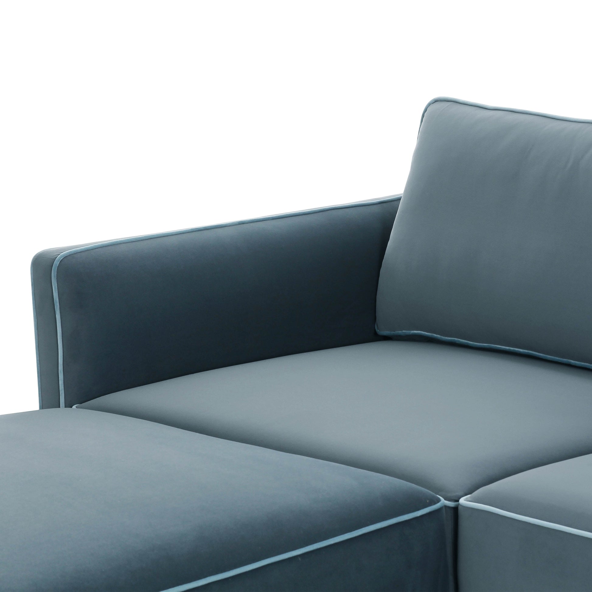 Willow 6-Piece Performance Velvet Modular U Sectional