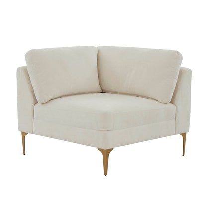 Serena Performance Velvet Modular Corner Seat