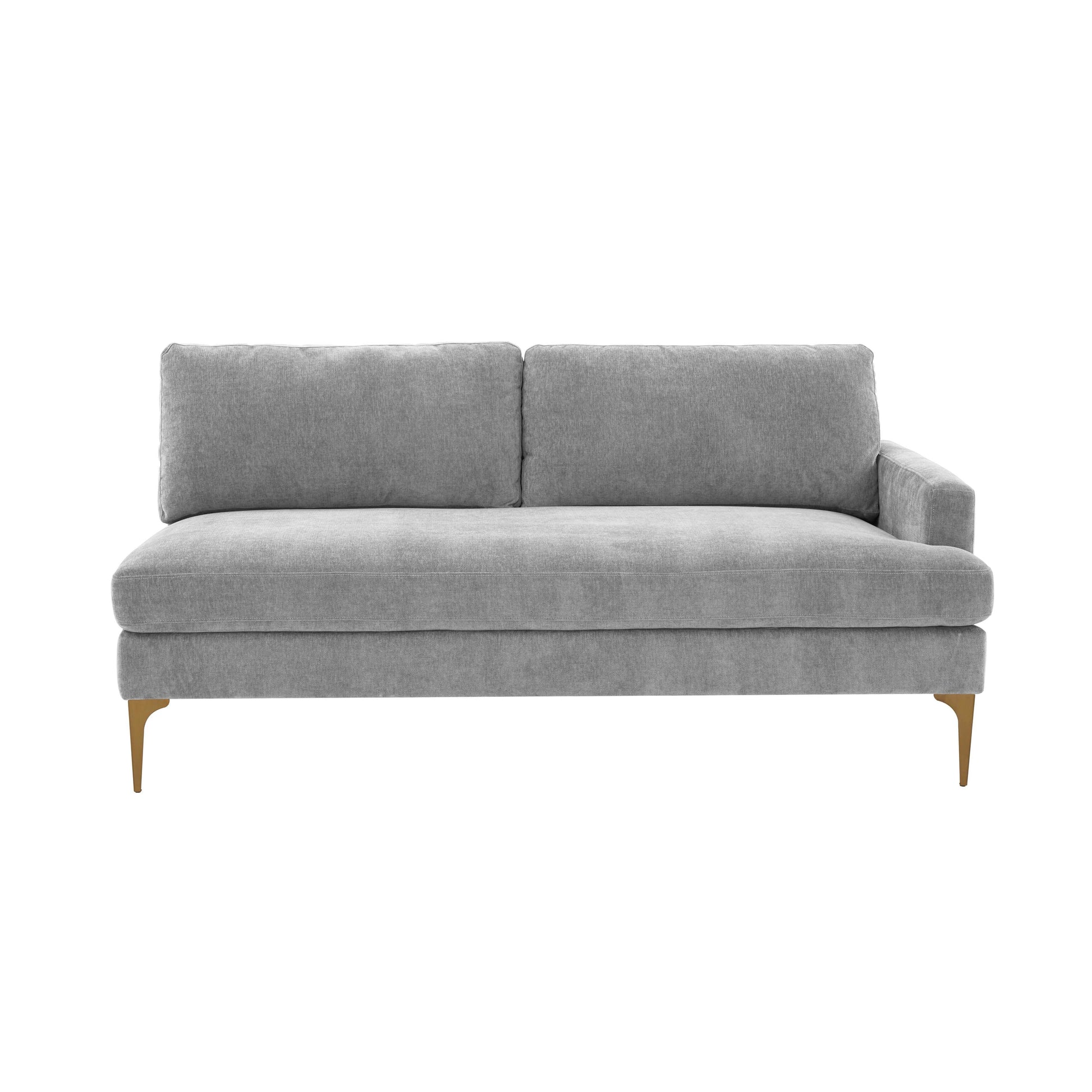 Serena 68" Performance Velvet Modular Loveseat