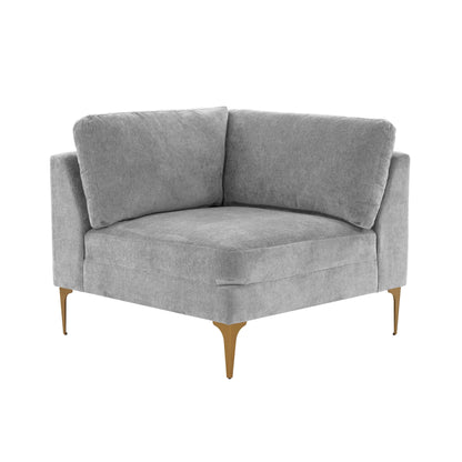 Serena Performance Velvet Modular Corner Seat