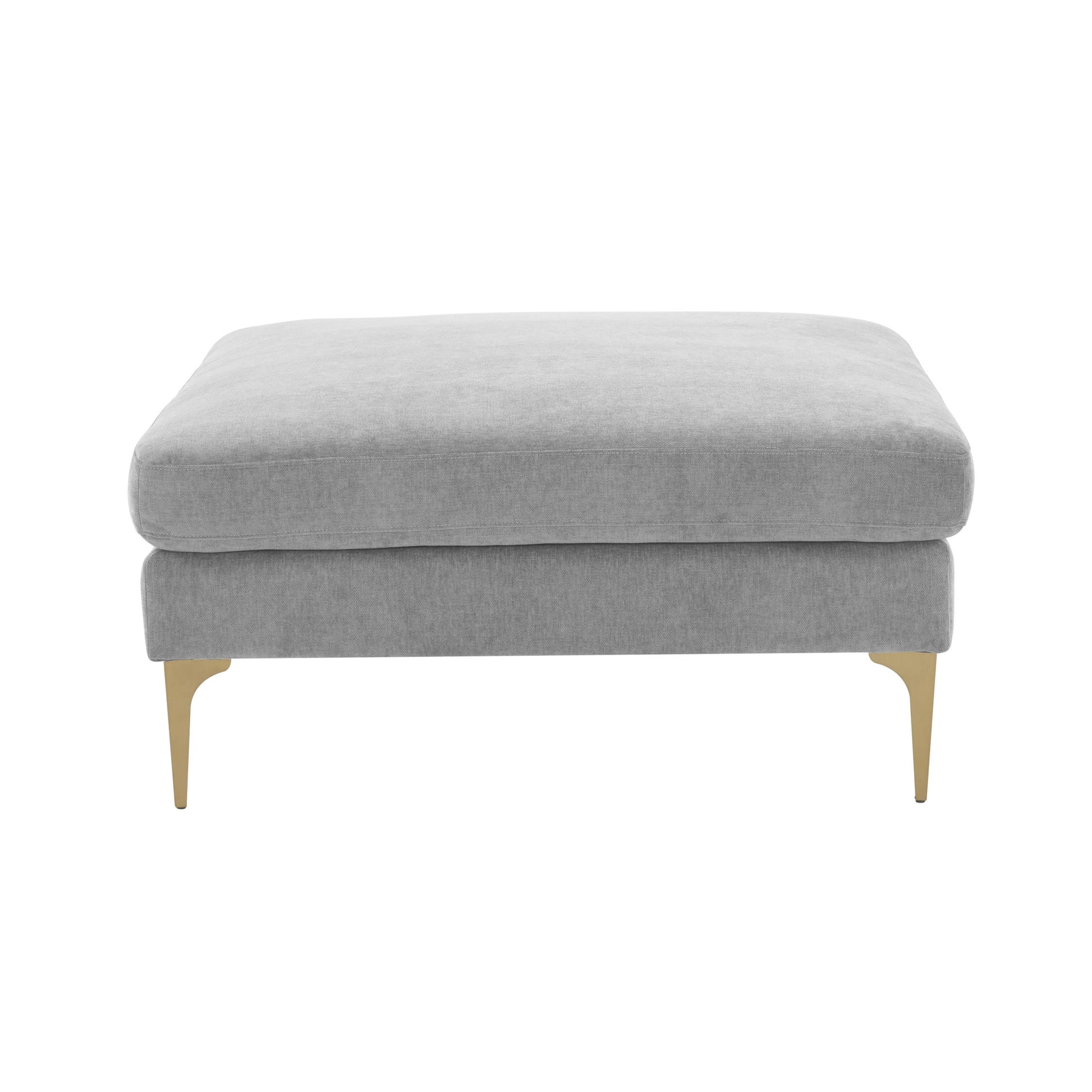Serena Performance Velvet Ottoman