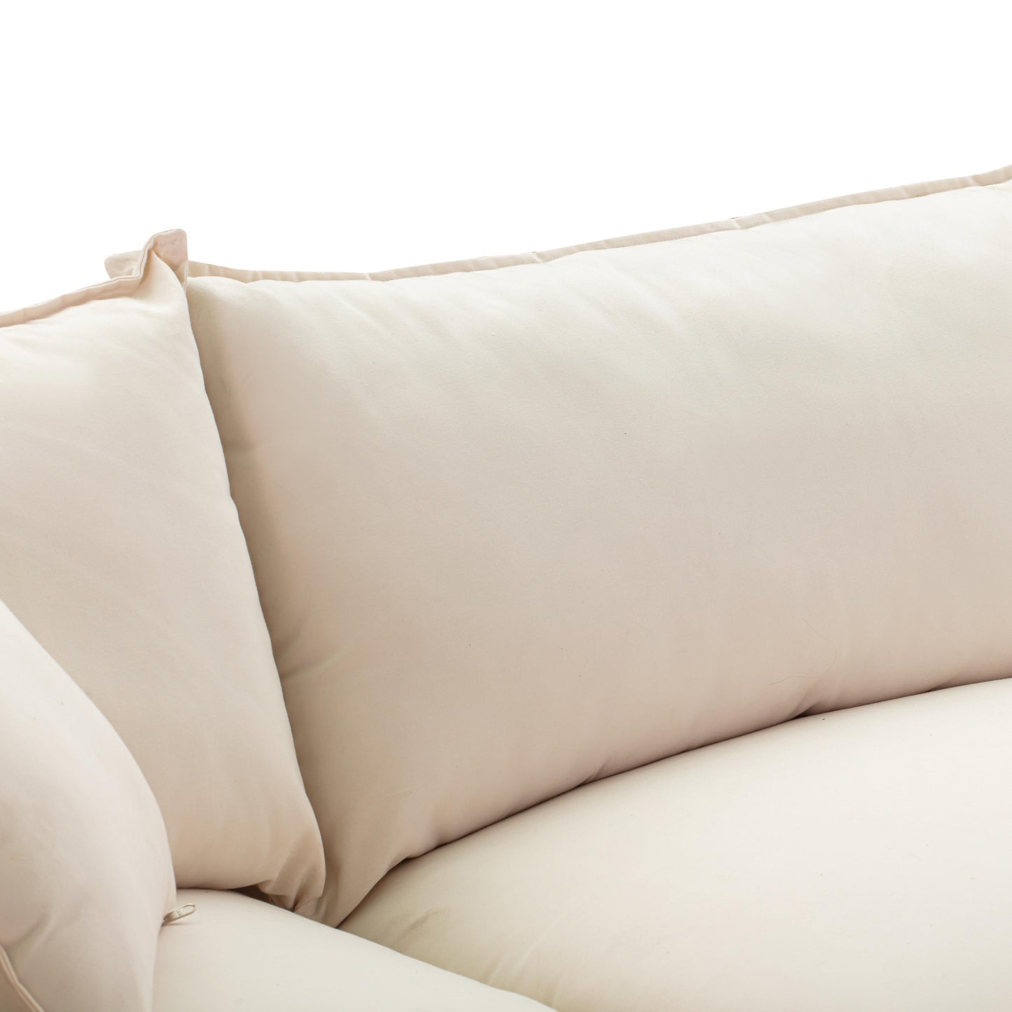 Cali Natural Performance Fabric &amp; Natural Wicker Modular Outdoor Sectional