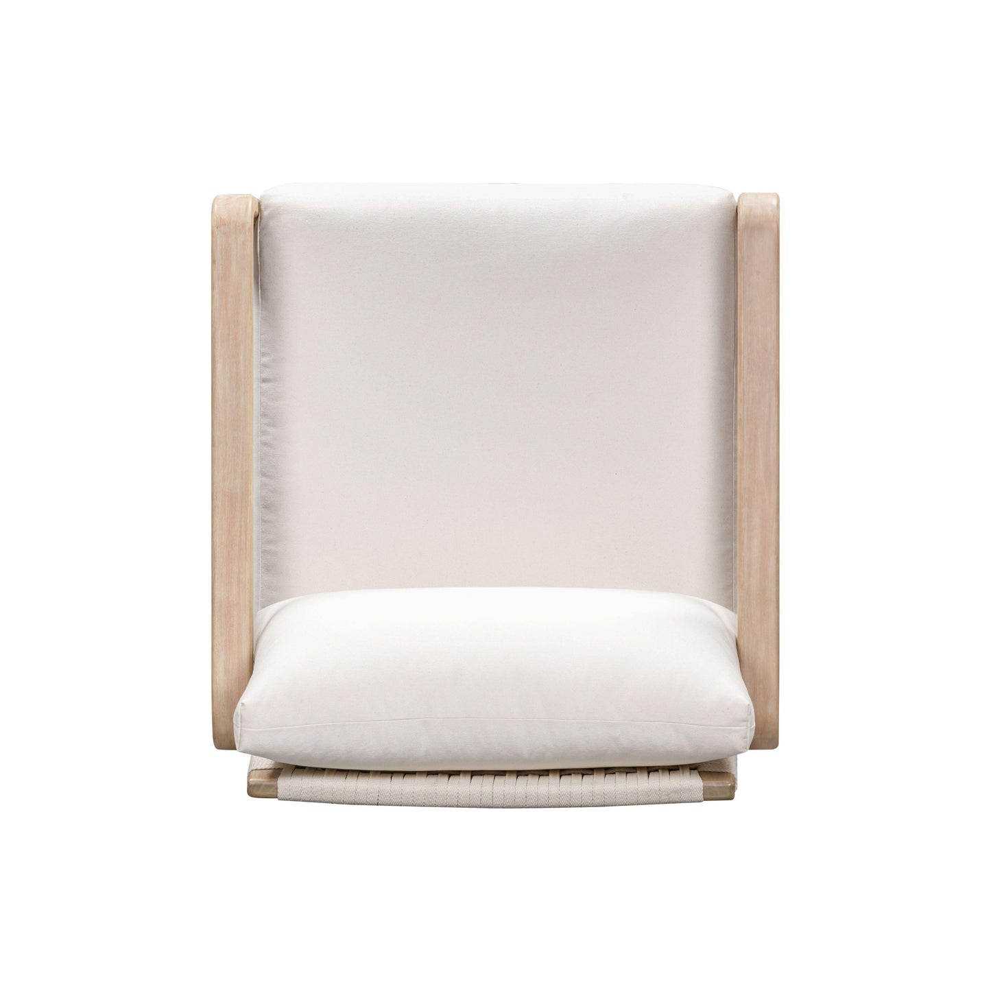 Palata Cream Performance Fabric Outdoor Accent Chair