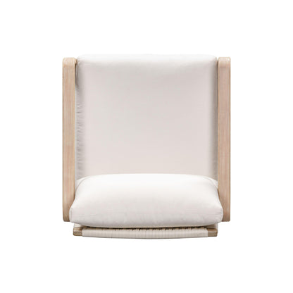 Palata Cream Performance Fabric Outdoor Accent Chair