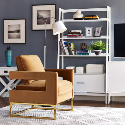 Avery Performance Velvet Accent Chair